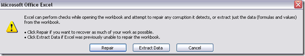 excel open and repair