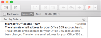 apple mail office 365