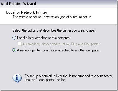 cannot connect to printer