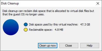 Reduce the Size of Virtual Machine Disk in VMware Workstation image 3