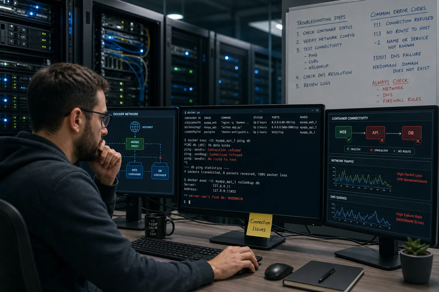 Docker Networking Troubleshooting: Fix Container Connection Failures on Linux (2026)