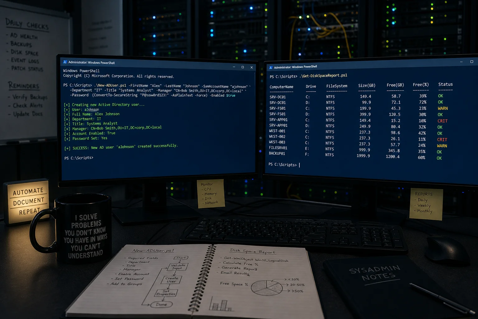 Install PowerShell 7 and Automate Windows Server Tasks - The Back Room Tech