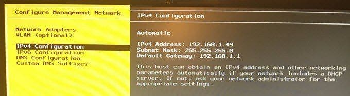 How to Configure VMware ESXi with a Static IP Address image 3