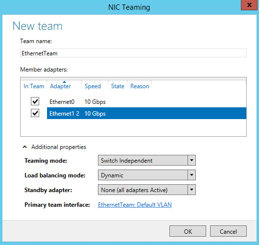 How to Configure NIC Teaming on Windows
