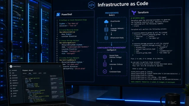 PowerShell DSC vs Ansible vs Terraform: Infrastructure as Code Comparison (2026)