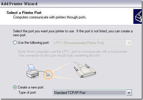 printer connection problem