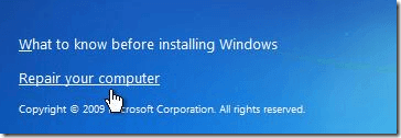 repair your computer