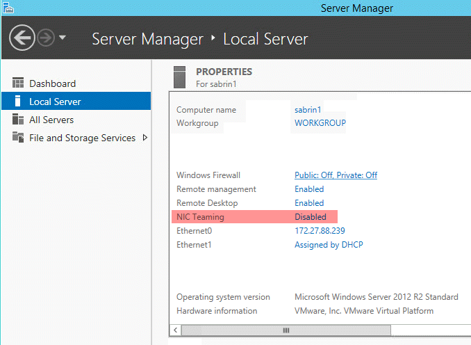 Windows server 2016 nic teaming настройка