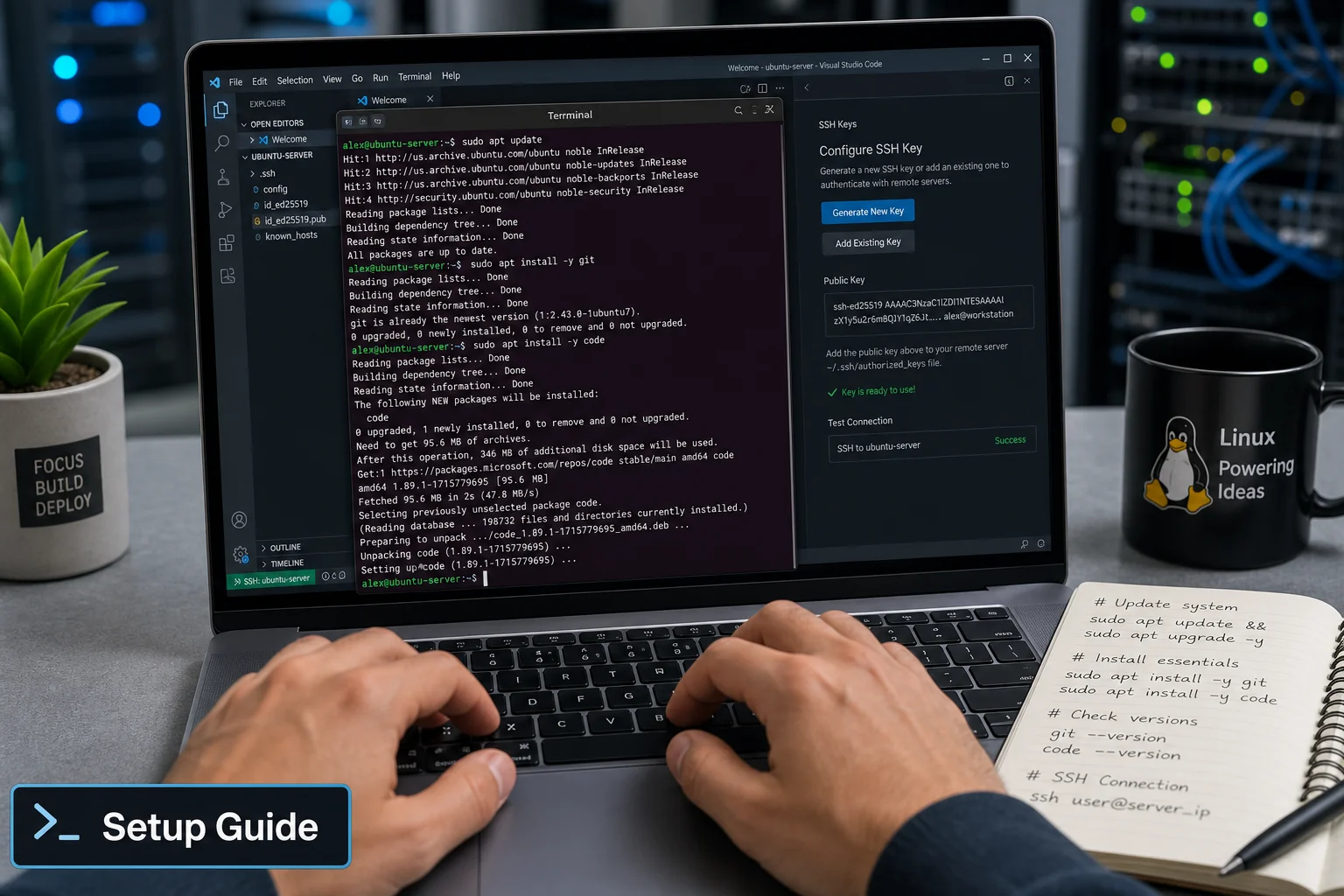 How to Set Up a Linux Development Environment with VS Code and Git in 2026