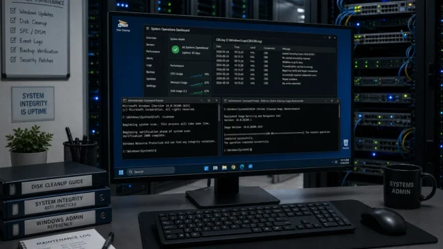 Windows Server 2025 Disk Cleanup and System File Integrity: The SFC, DISM, and Disk Cleanup Runbook